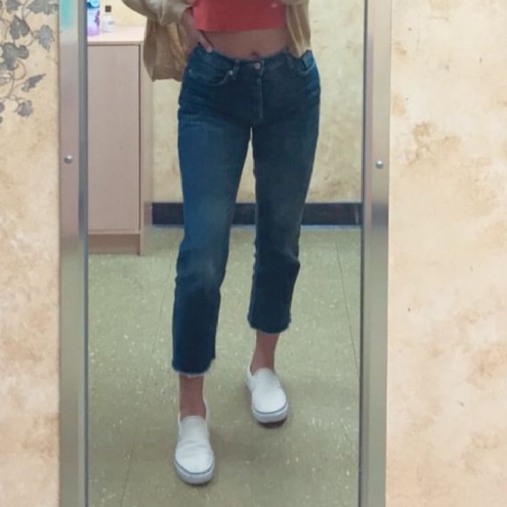 Zara high rise capri